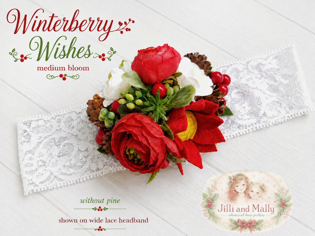 Winterberry Wishes medium Bloom *made to order 4 wk turnaround*