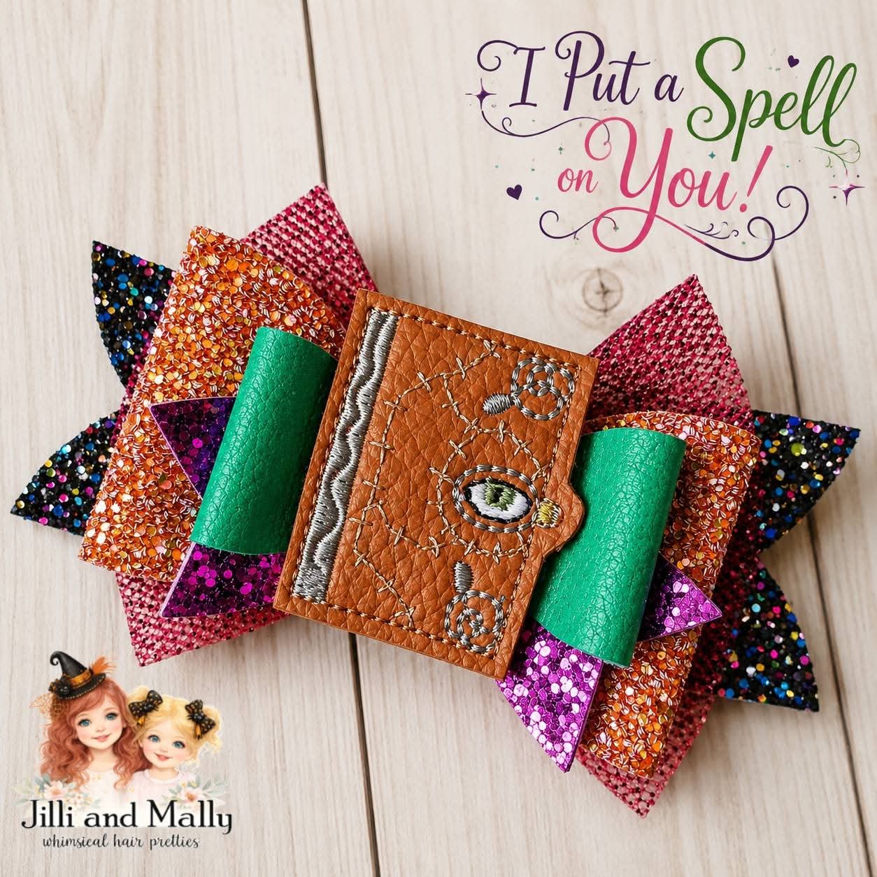 The Book Chunky Glitter Single OR Piggy Bows *MTO 4 wk turnaround*