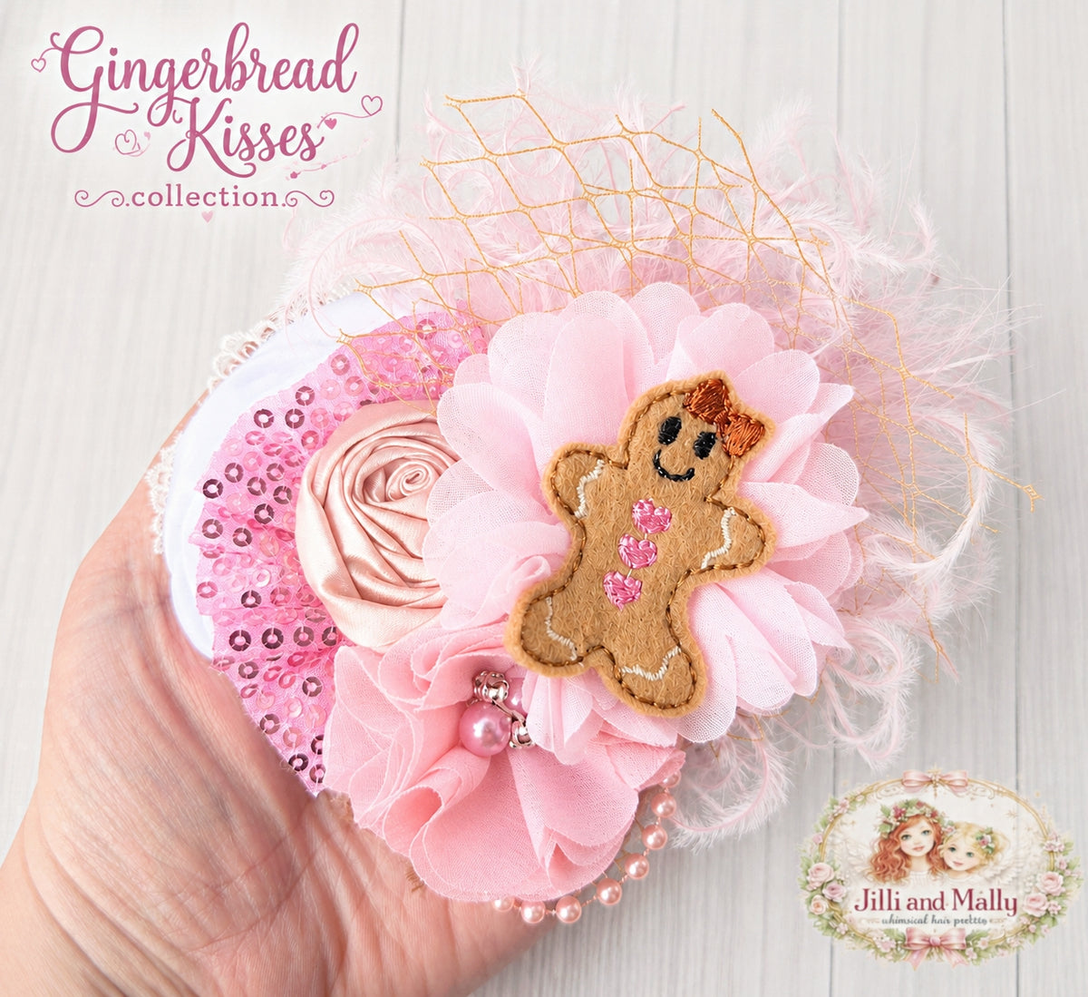 Gingerbread Kisses medium Bloom m2m AIB and Mararte *made to order 4 wk turnaround*