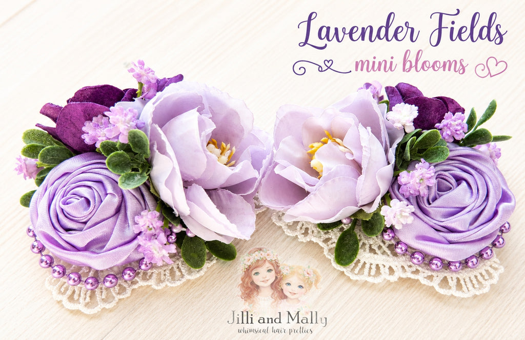 Lavender Fields Mini Blooms ~Single OR Piggies m2m Rose Charlotte's Ivy Belle *Pre-order 4 wk turnaround*