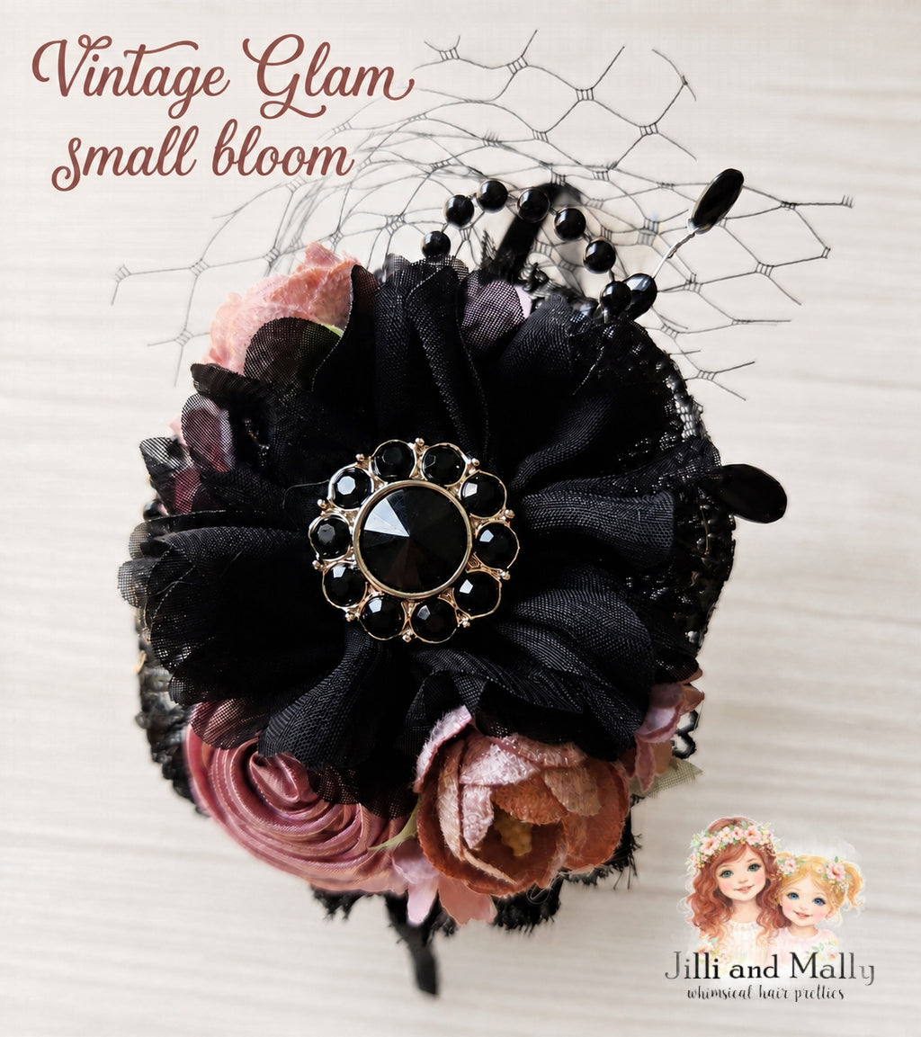 Vintage Glam Small Bloom*made to order 4 wk turnaround*