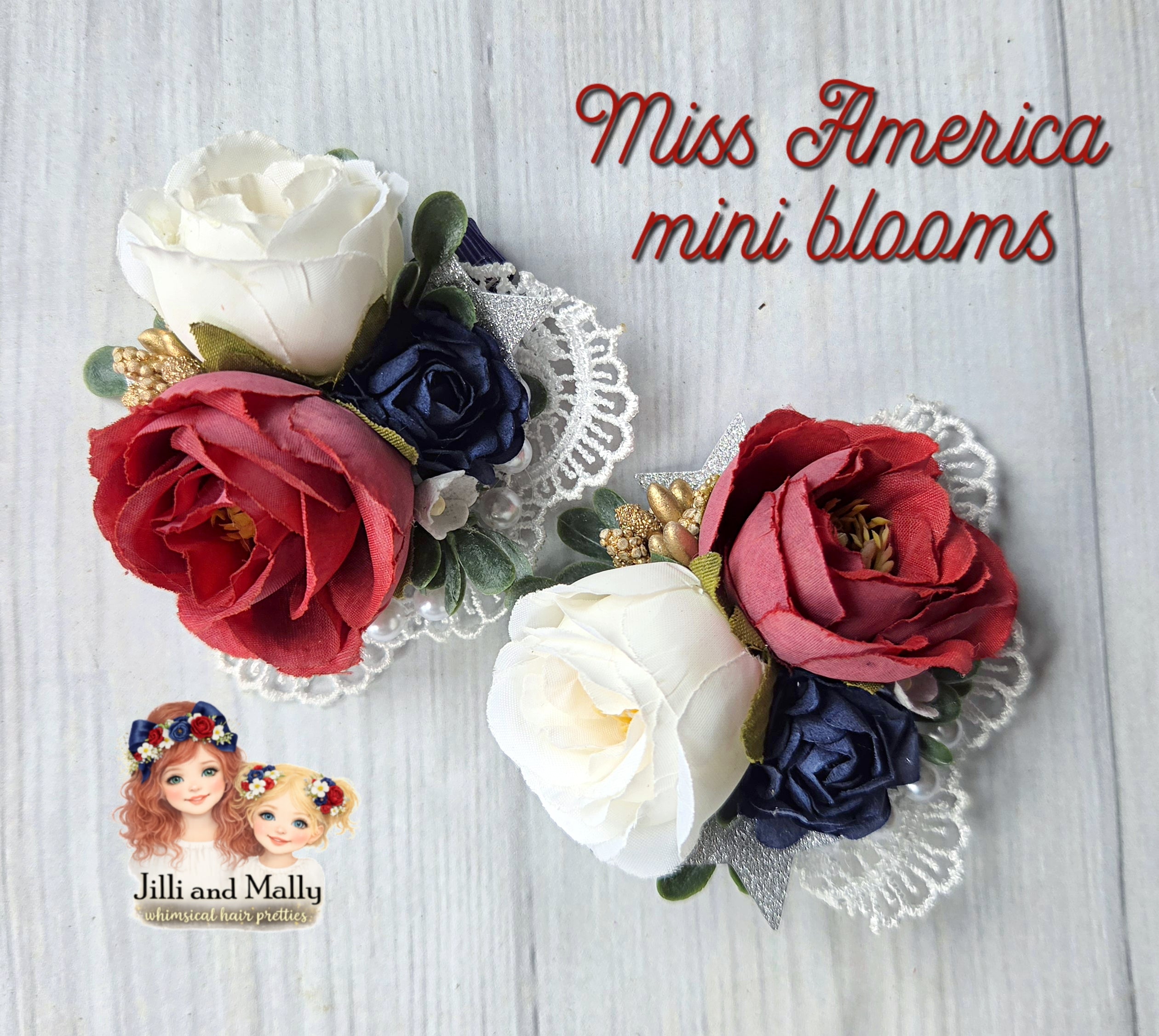 Miss America the Beautiful Mini Blooms~Single OR Piggies *Pre-order 4 wk turnaround*