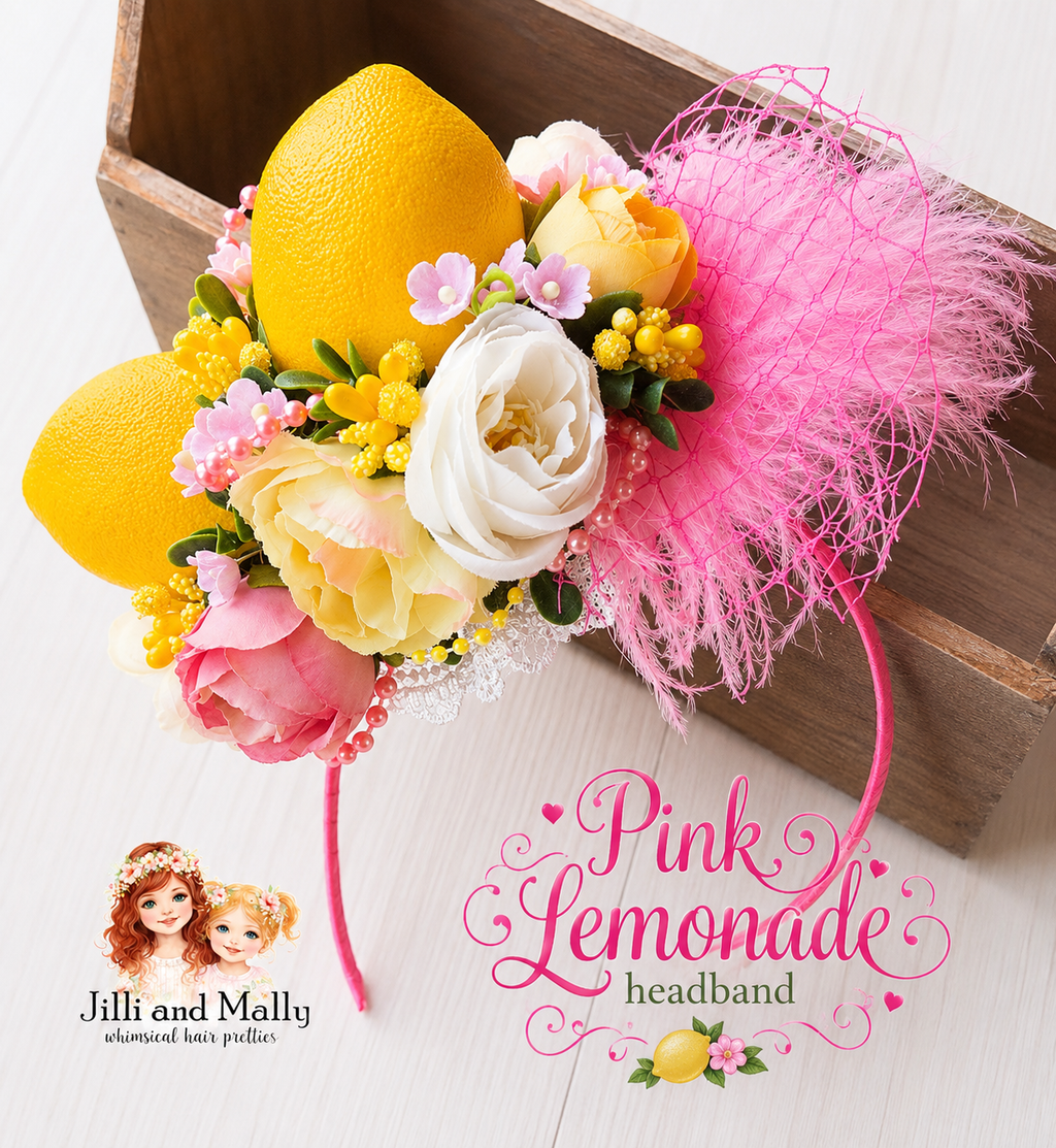 Pink Lemonade Large Floral Bloom *pre-order 4 wk turnaround*