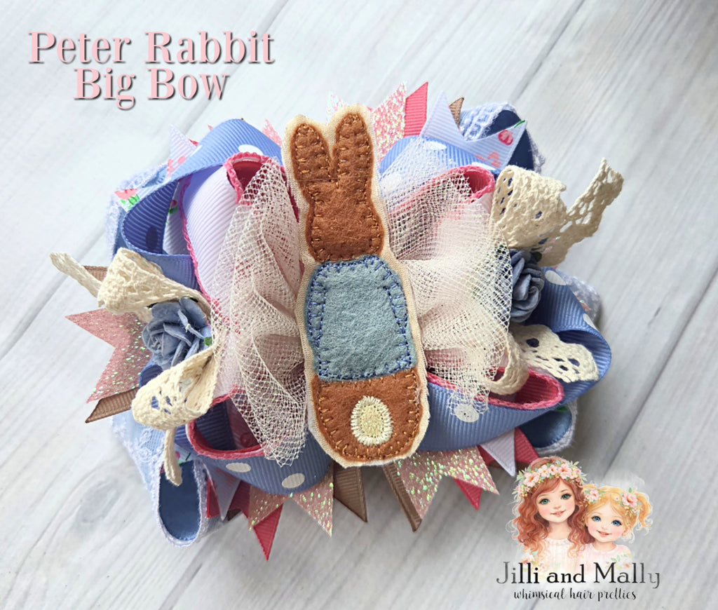 Peter Rabbit Big Hair Bow