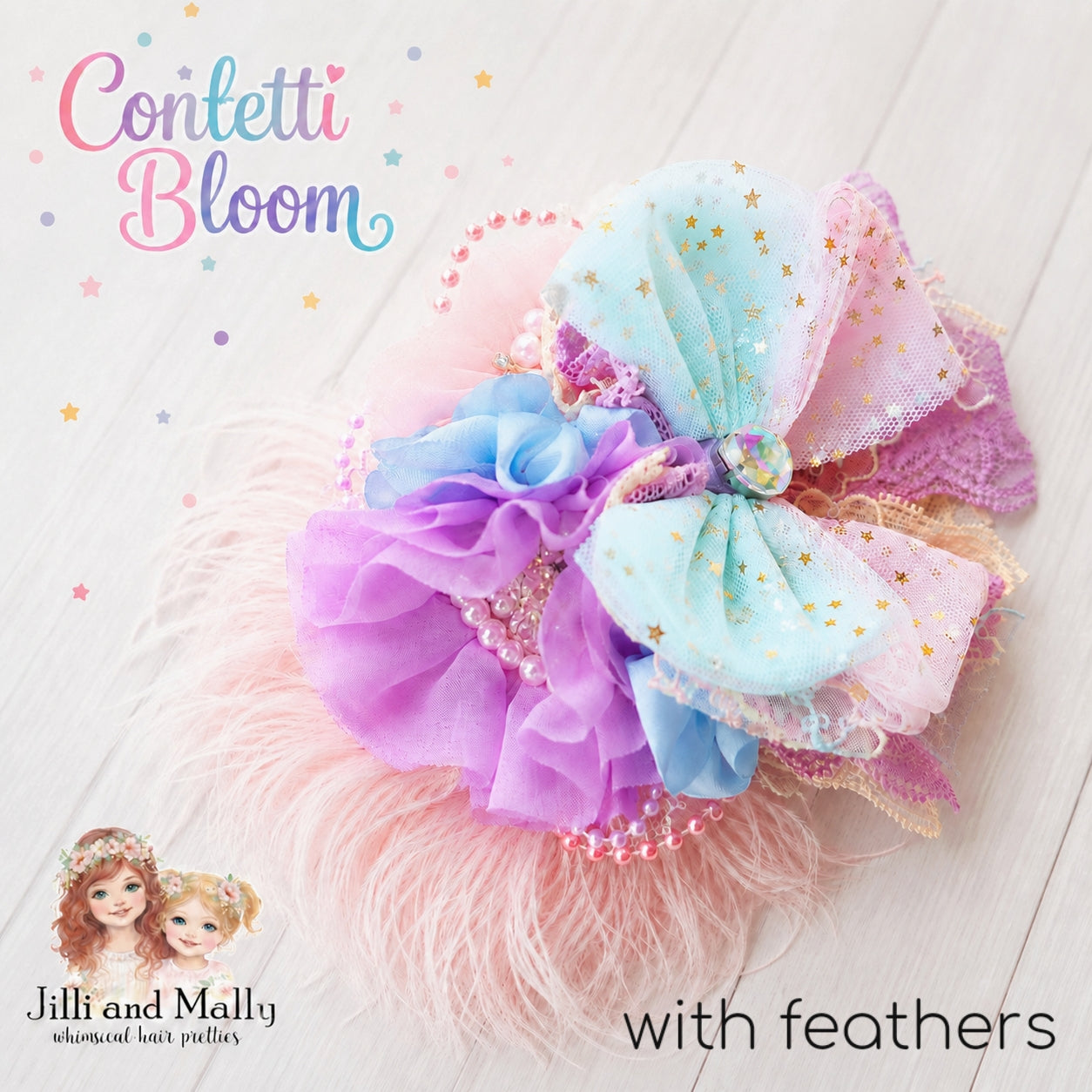 Confetti Cascade Large Floral Bloom m2m Forever Remi *pre-order 4 wk turnaround*