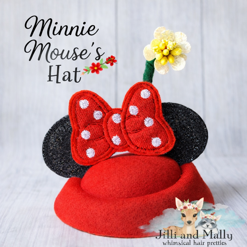 Miss Mouse Fascinator Mini Hat