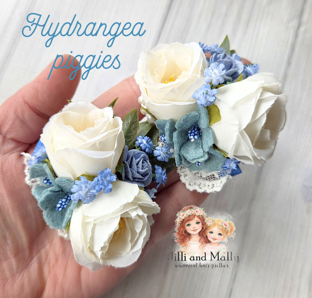 Hydrangea Mini Blooms~Single OR Piggies m2m Two Roosters Clothing Co *Pre-order with 4wk turnaround time*