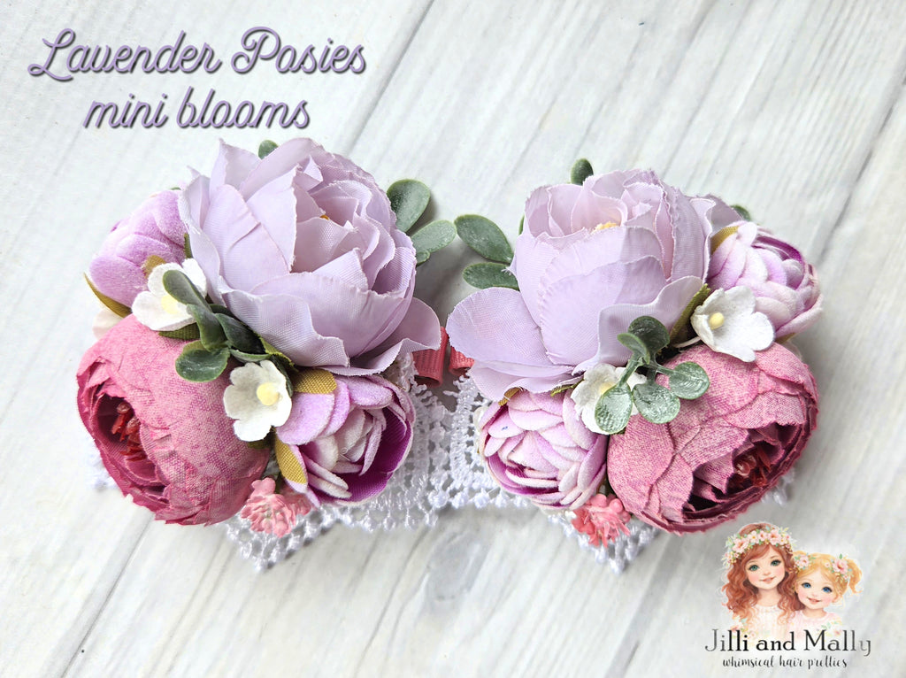 Lavender Posies Mini Blooms~Single OR Piggies *Pre-order with 4wk turnaround time*