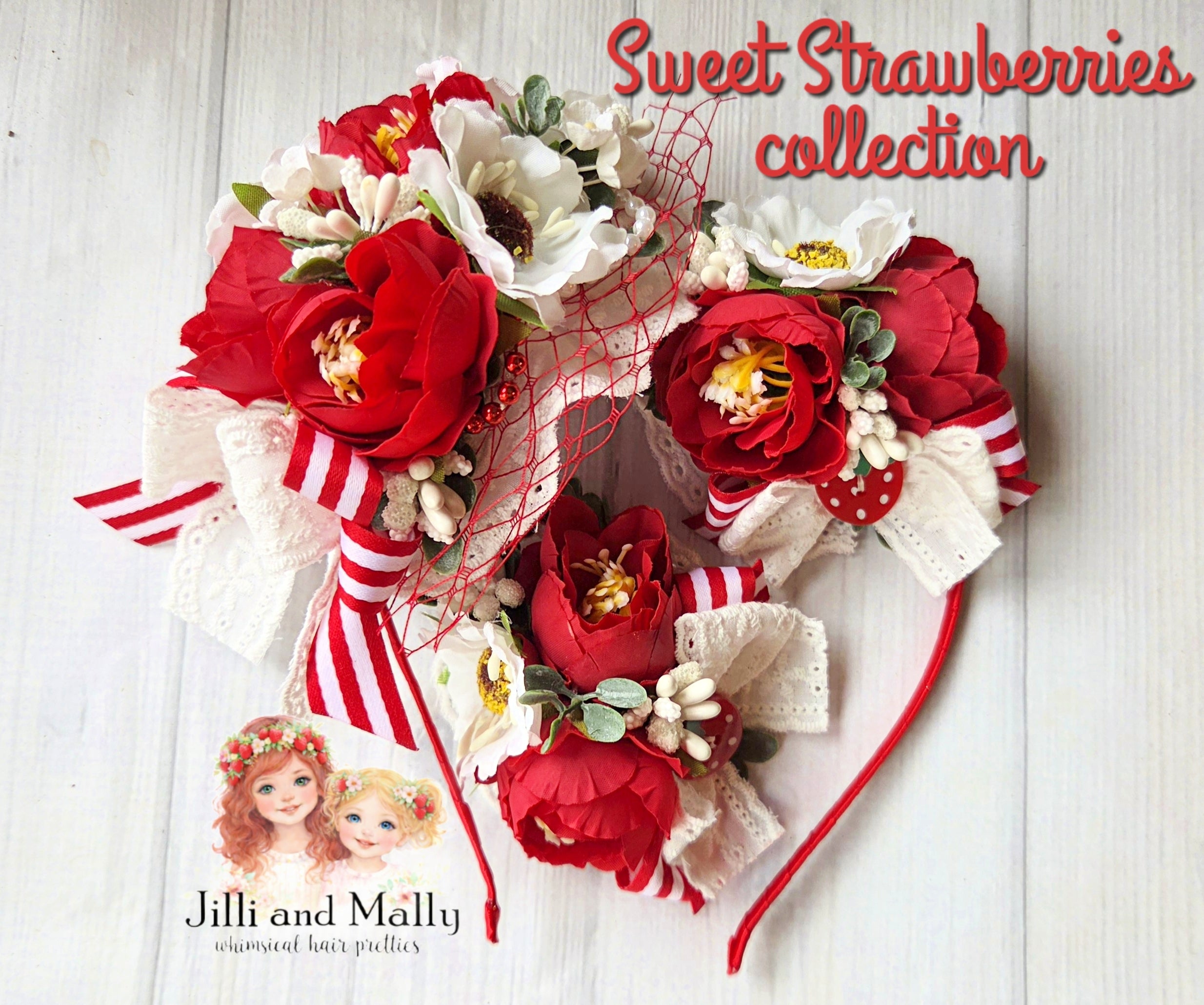 Sweet Strawberries Mini Blooms~Single OR Piggies m2m Two Roosters ClothingCo *Pre-order 4 wk turnaround*