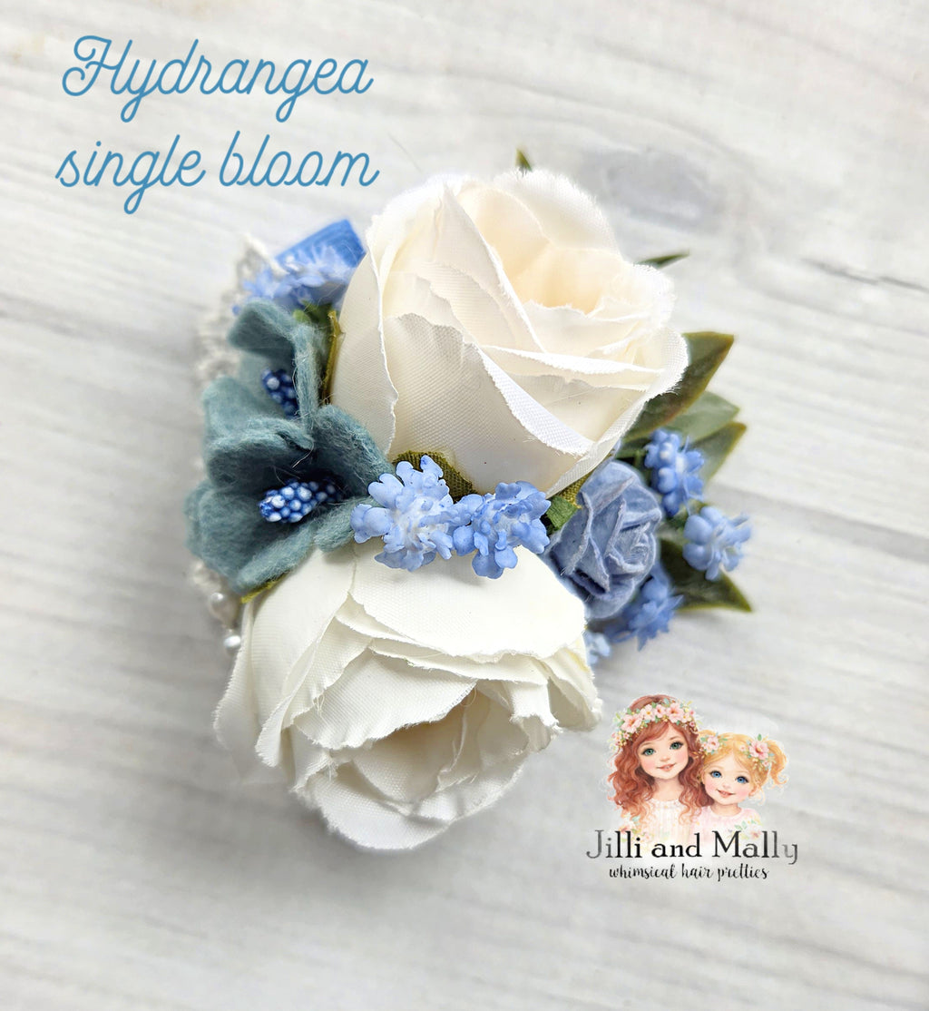 Hydrangea Mini Blooms~Single OR Piggies m2m Two Roosters Clothing Co *Pre-order with 4wk turnaround time*