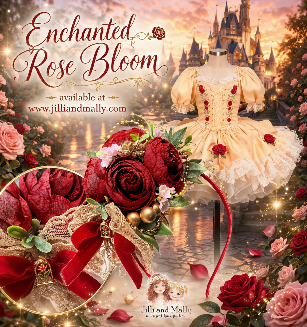 Enchanted Rose Mini Blooms~Single OR Piggies m2m Stella Maris *Pre-order 4 wk turnaround*