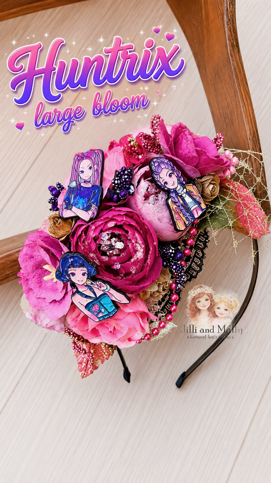 Huntrix Large Floral Bloom *pre-order 4 wk turnaround*