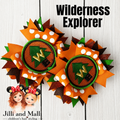 Wilderness Explorer Single OR Piggy Bows *Pre-order 4 wk turnaround*