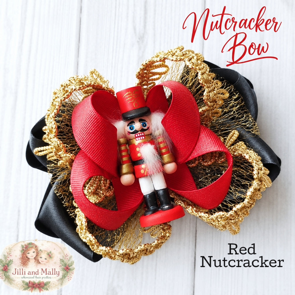 Nutcracker 5" Large Single Bows *MTO 4 wk turnaround*