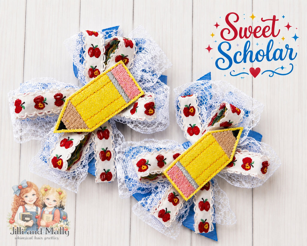 Sweet Scholar Single OR Piggy Bows m2m Two Roosters Clothing *Pre-order 4 wk turnaround*