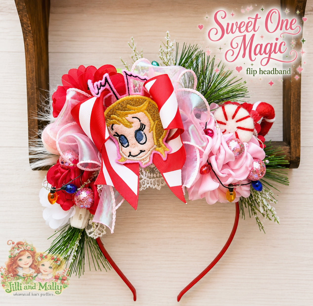 Whoville Light-Up FlipHeadband m2m Stella Maris *MTO 6 wk turnaround time*