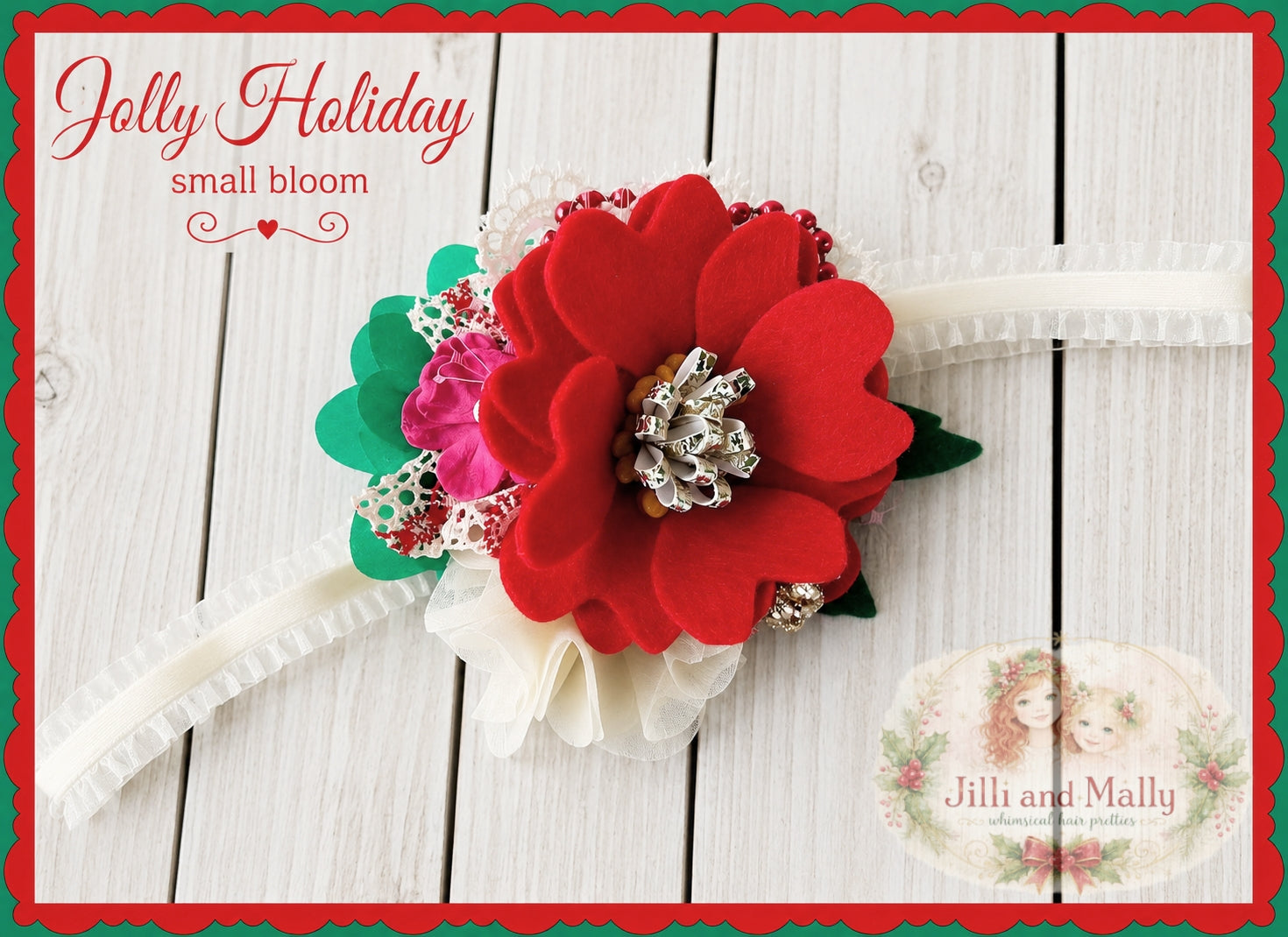 Jolly Holiday Christmas Bloom *Pre-Order 4 wk turnaround*