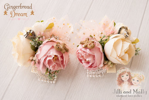Blush Gingerbread Dream Mini Blooms ~Single OR Piggies m2m Kada Boutique *Pre-order 4 wk turnaround*