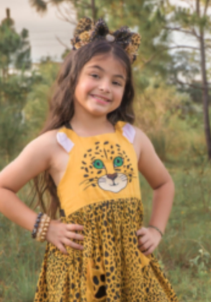 Safari Sidekicks Leopard Ears on Hard Headband m2m Royal Orchard Clothing Pre-order 4 wk TAT