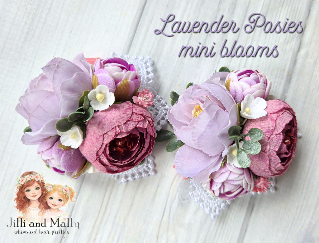 Lavender Posies Mini Blooms~Single OR Piggies *Pre-order with 4wk turnaround time*