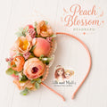 Peach Blossom Large Floral Bloom m2m Reina Monroe Originals *pre-order 4 wk turnaround*