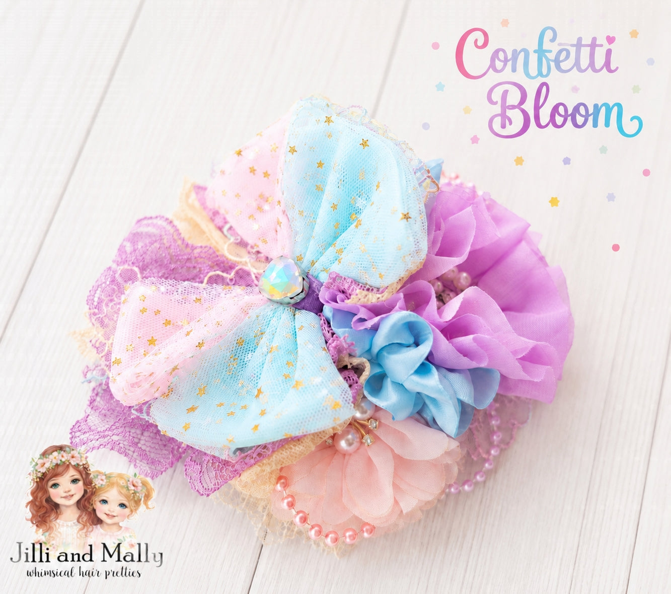 Confetti Cascade Large Floral Bloom m2m Forever Remi *pre-order 4 wk turnaround*