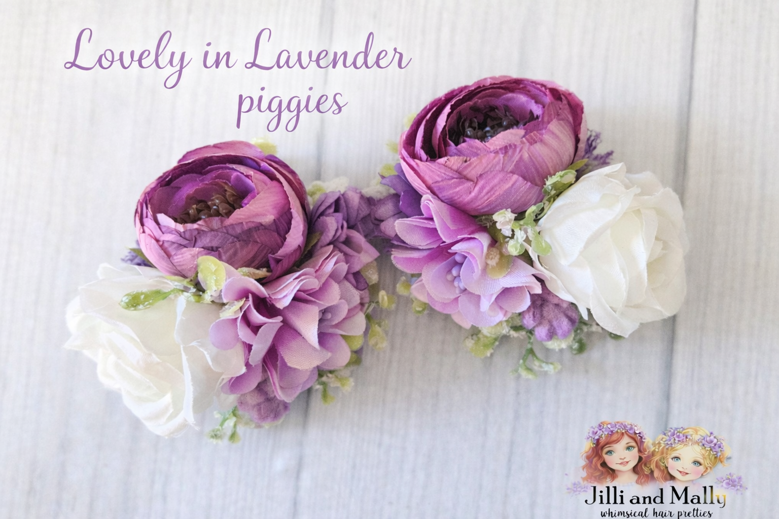 Lovely in Lavender Mini Bloom Piggie Set or Single **Pre-Order 4 wk turnaround**