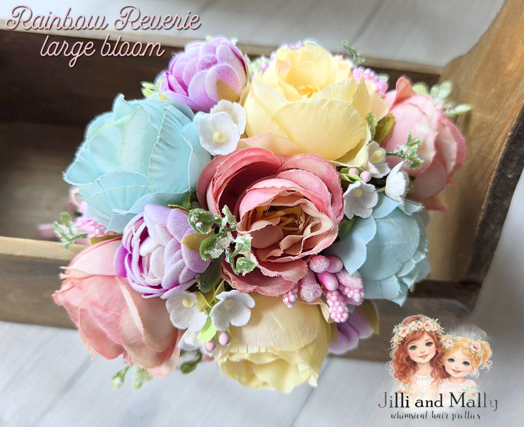 Rainbow Reverie Large Floral Bloom m2m Three By the Sea *Pre-order with 4 week turnaround time*