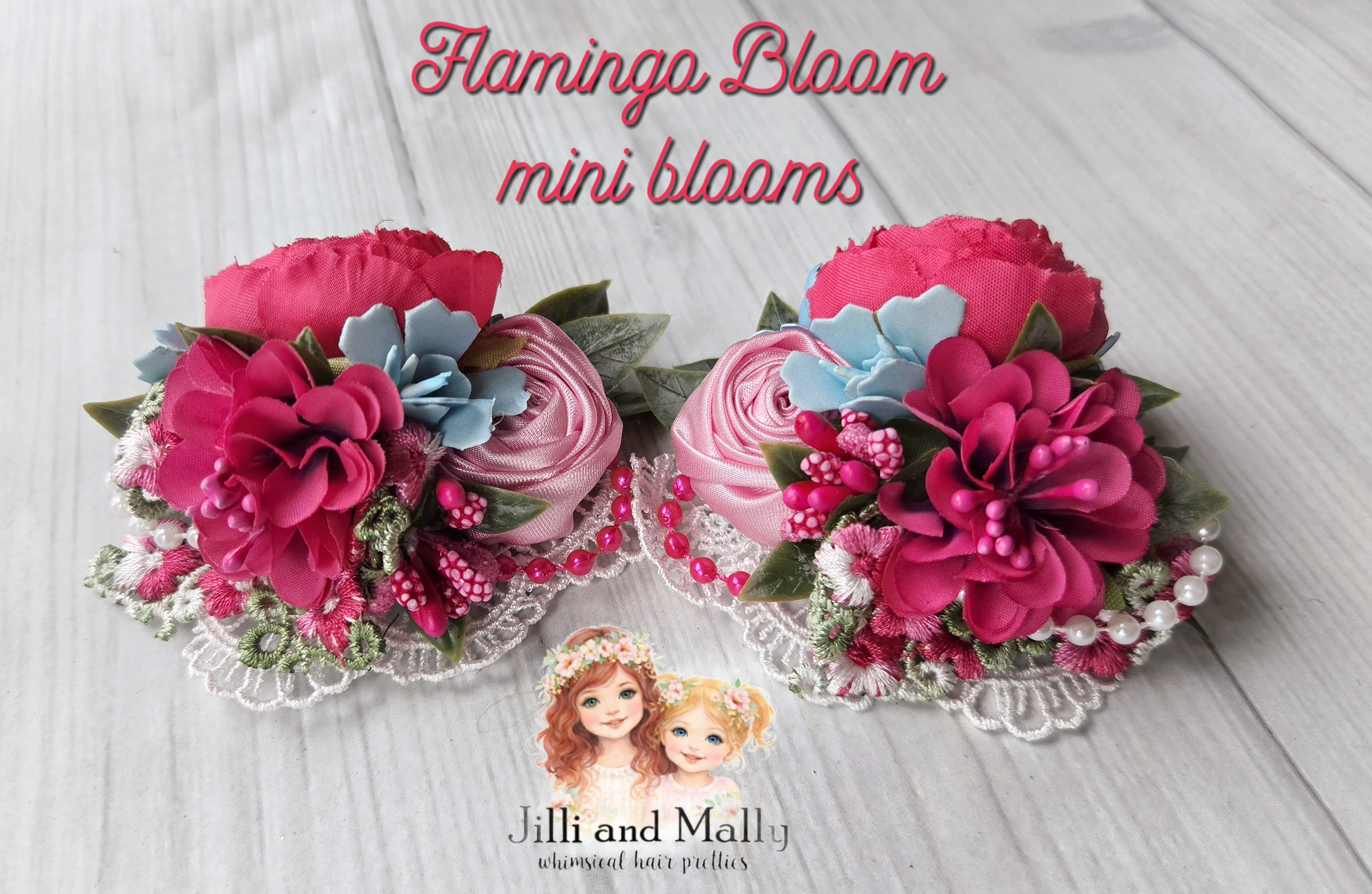 Flamingo Bloom Mini Blooms~Single OR Piggies m2m Kada Boutique *Pre-order 4 wk turnaround*