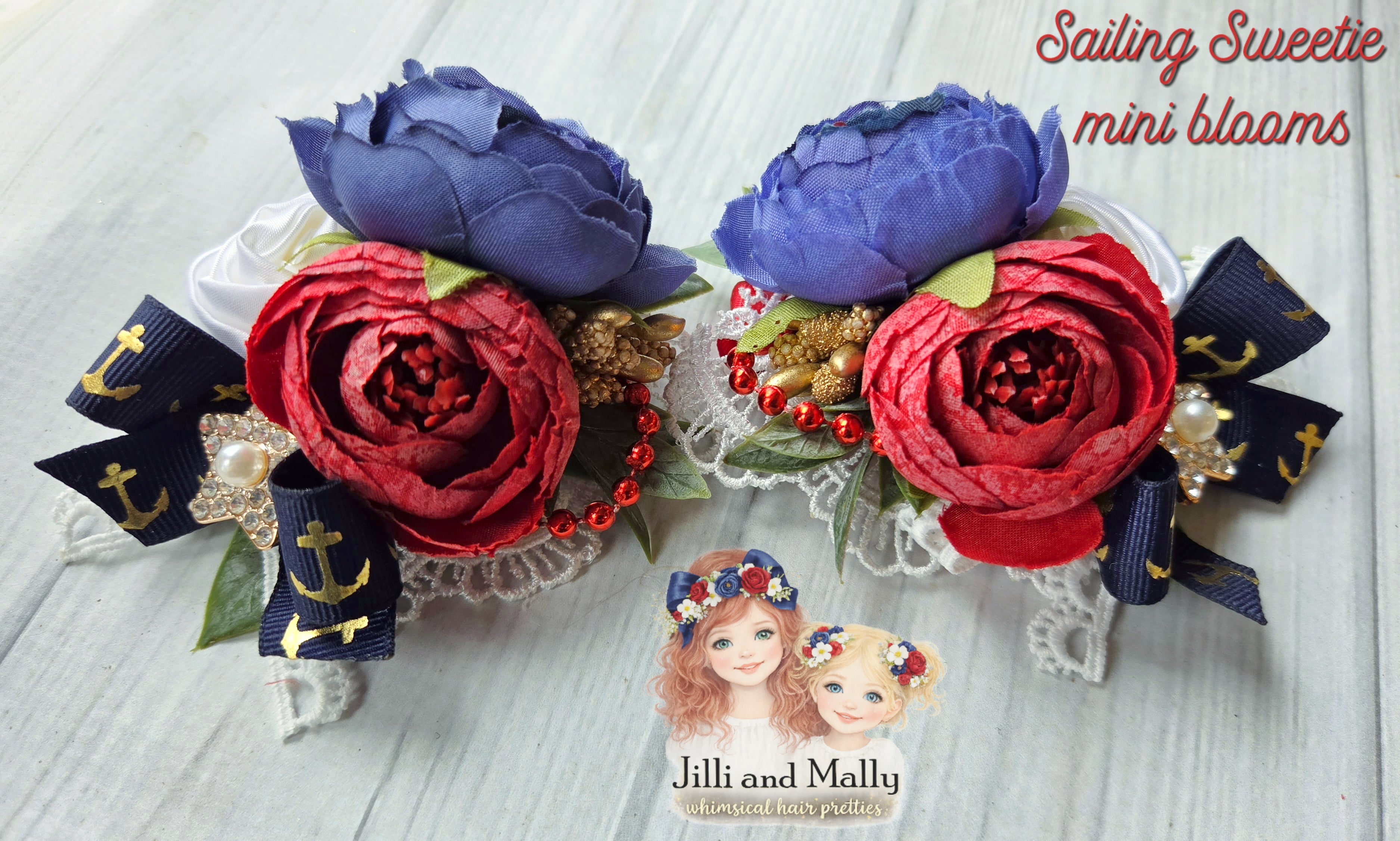 Sailing Sweetie Mini Blooms~Single OR Piggies *Pre-order 4 wk turnaround*