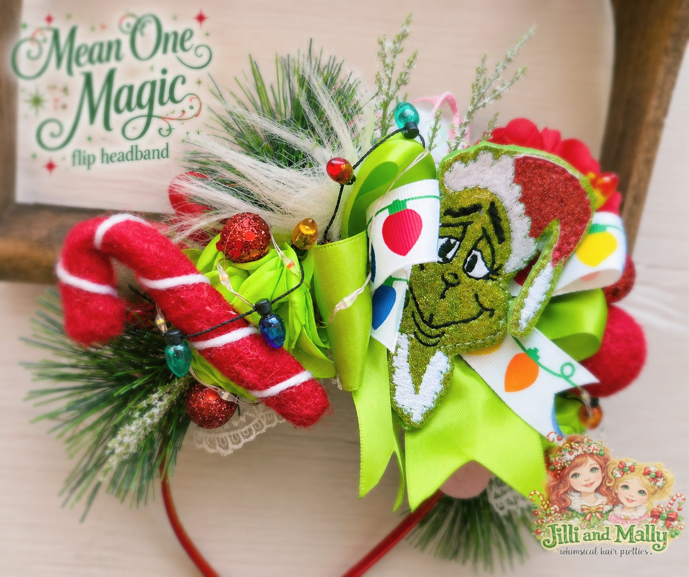 Whoville Light-Up FlipHeadband m2m Stella Maris *MTO 6 wk turnaround time*