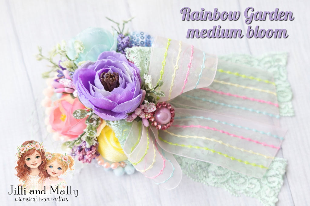 Rainbow Garden Medium Floral Bloom