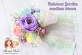 Rainbow Garden Medium Floral Bloom