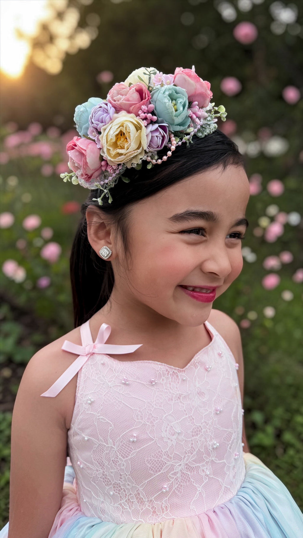 Rainbow Reverie Large Floral Bloom m2m Three By the Sea *Pre-order with 4 week turnaround time*