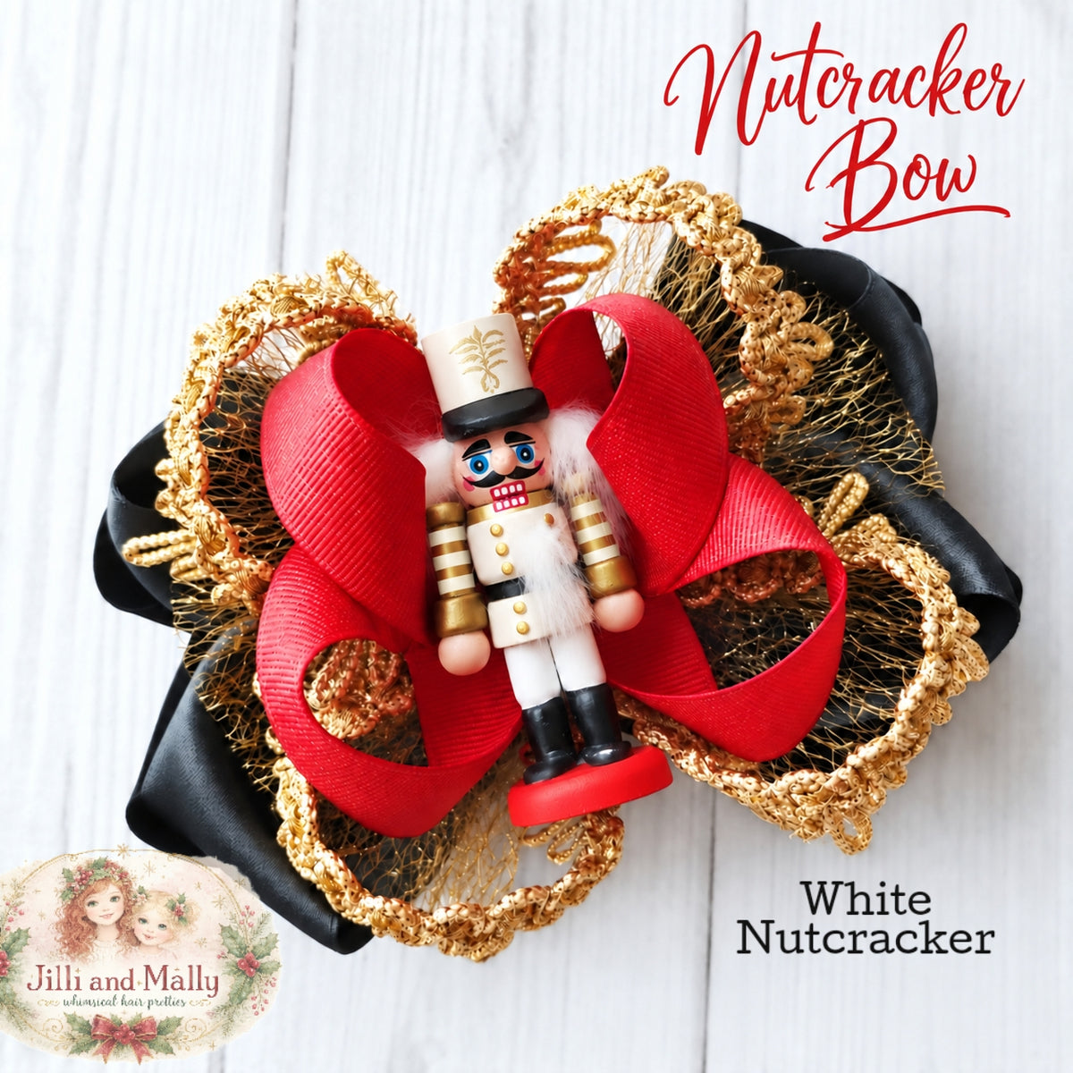 Nutcracker 5" Large Single Bows *MTO 4 wk turnaround*