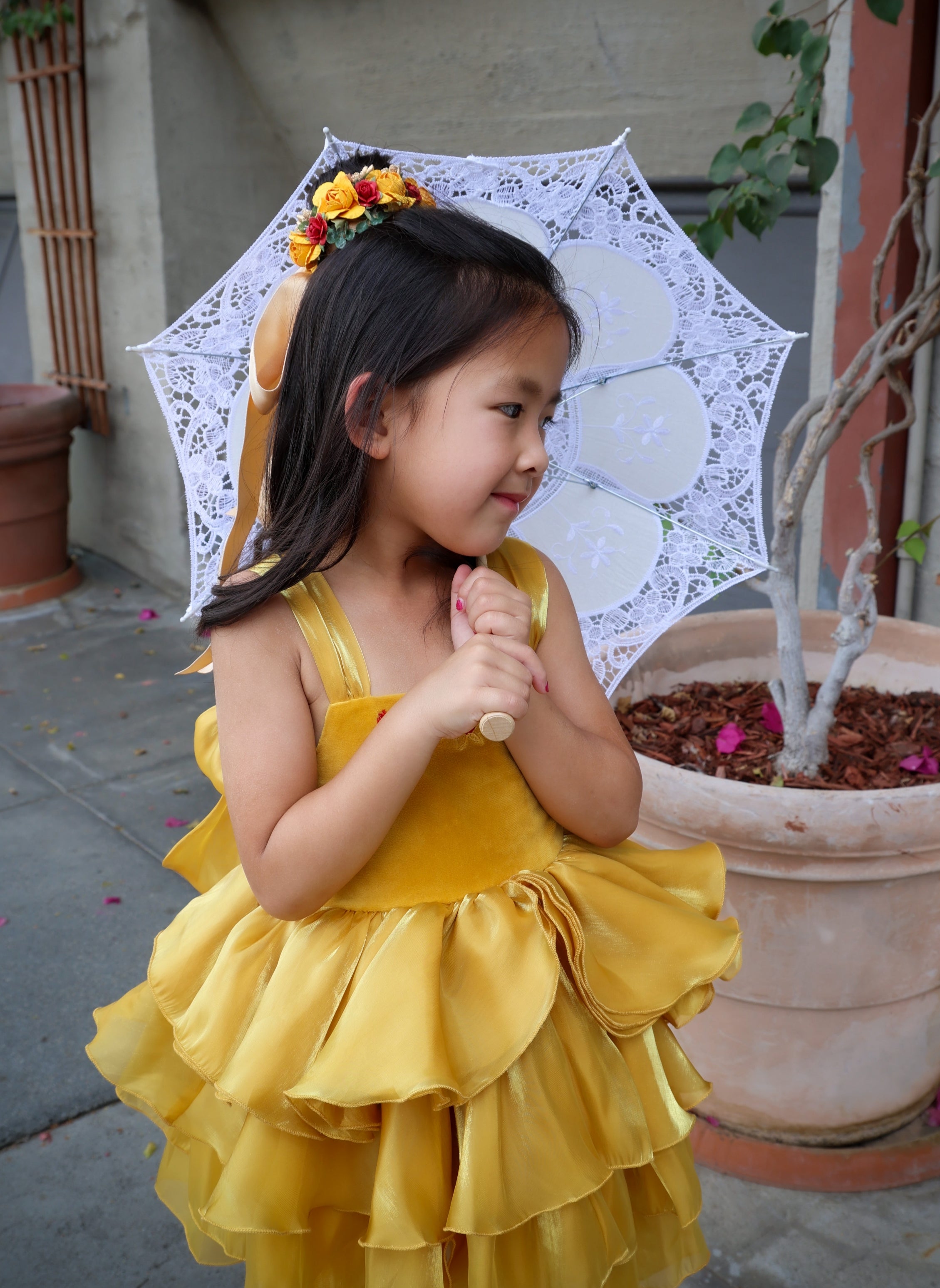 Enchanted Rose Floral Bun Wrap m2m Hummingbirds & Flowers *made to order 4 wk turnaround*