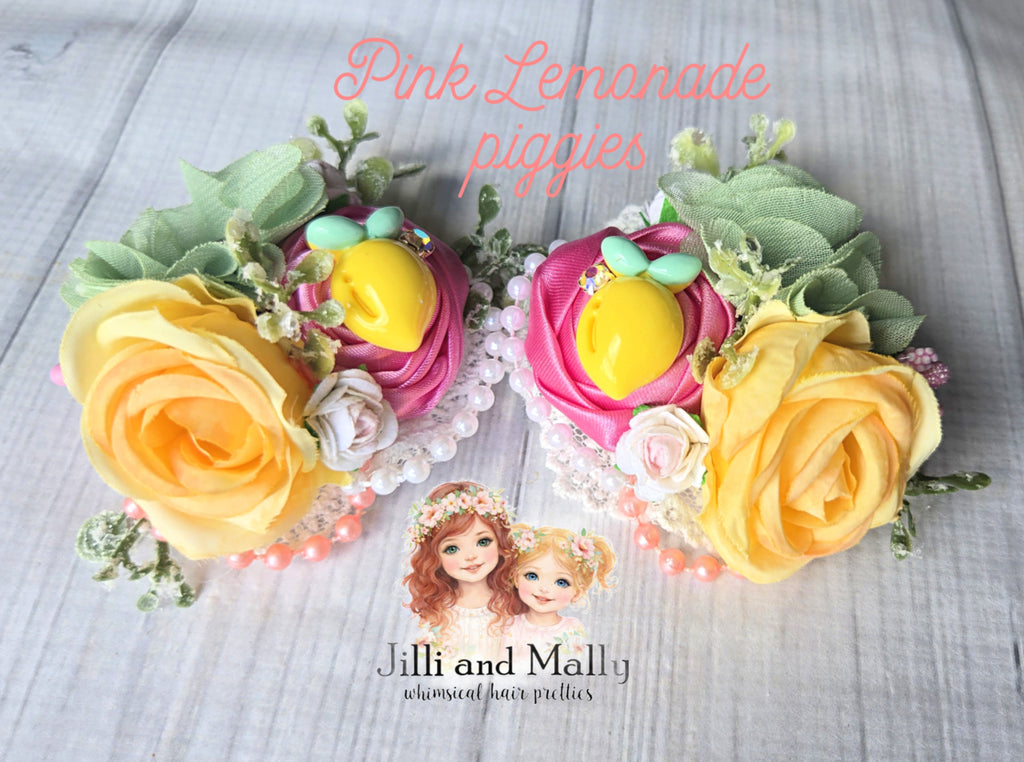 Pink Lemonade Mini Bloom PIGGIE Set *Pre-Order 4 week turnaround*