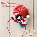 Retro Christmas mini Santa hat *Pre-Order TAT 4 weeks*