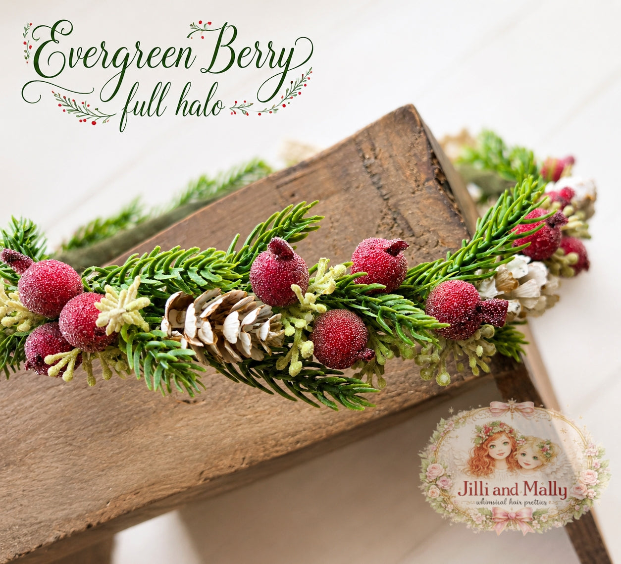 Evergreen Berry Full Halo m2m Bitty Bundles of Joy *Made to Order 4 wk turnaround*