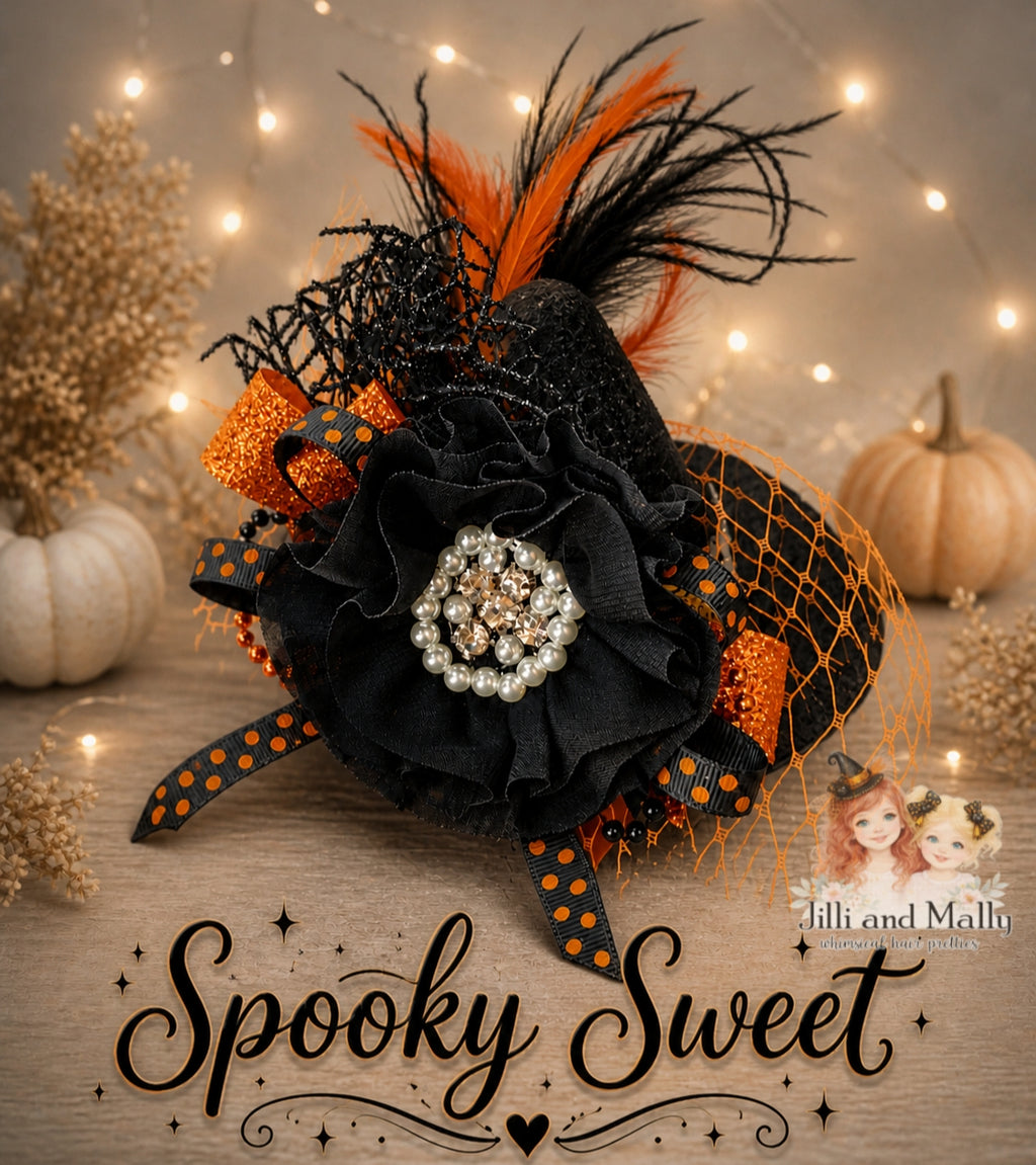 Spooky Sweet Mini Witch Hat m2m Two Roosters Clothing Co *Pre-order 4 wk turnaround time*